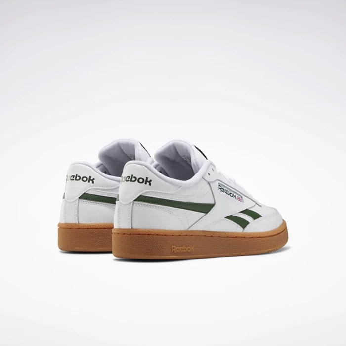 Classics Reebok Club C Revenge Panske White/Green | YKGFXP769