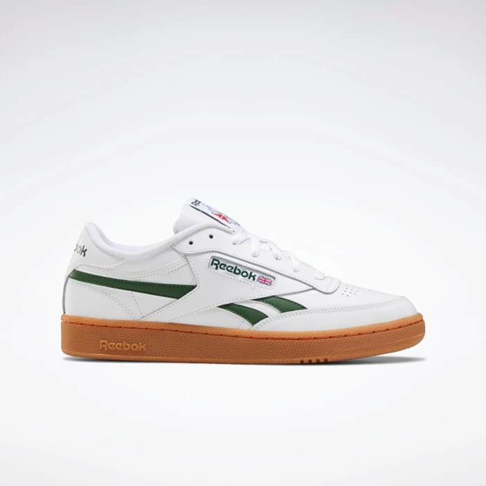 Classics Reebok Club C Revenge Panske White/Green | YKGFXP769