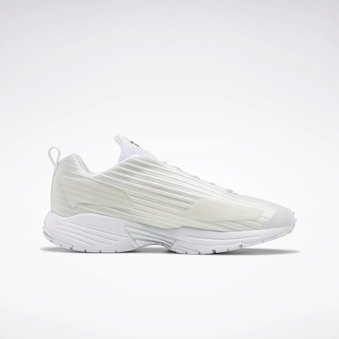 Classics Reebok DMX Thrill Panske White/White/Grey | VKMOEN813