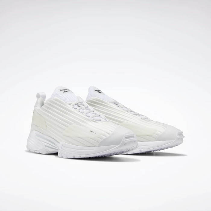 Classics Reebok DMX Thrill Panske White/White/Grey | VKMOEN813