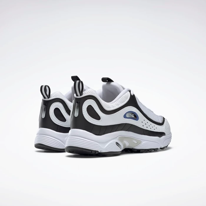 Classics Reebok Daytona DMX II Damske Black/White/Blue | NOSJMD402