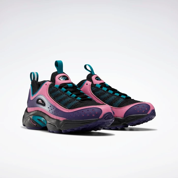 Classics Reebok Daytona DMX II Damske Pink/Purple/Turquoise | MFOPBL014