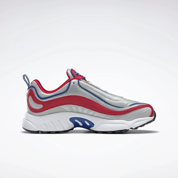 Classics Reebok Daytona DMX MU Damske Grey/Red/Blue | CSXLDG940