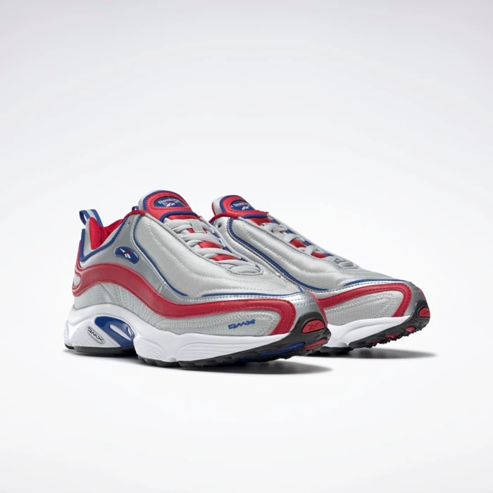 Classics Reebok Daytona DMX MU Damske Grey/Red/Blue | CSXLDG940