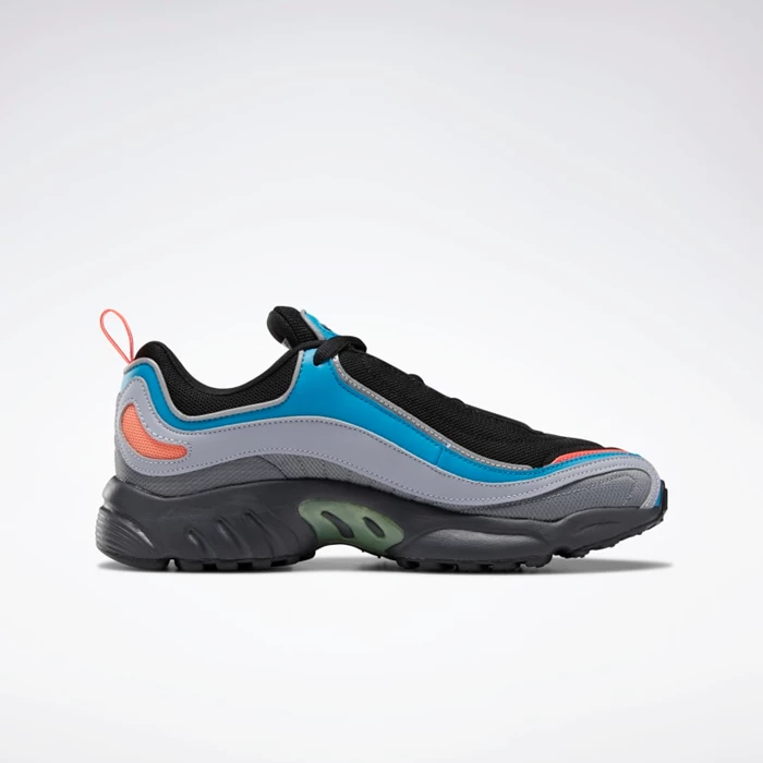 Classics Reebok Daytona DMX Panske Black/Blue/Grey | NPFYAQ640