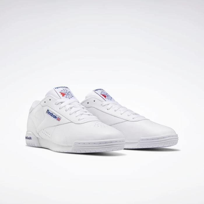 Classics Reebok Ex-O-Fit Clean Logo INT Panske White/Blue/Blue | PGDHNQ348