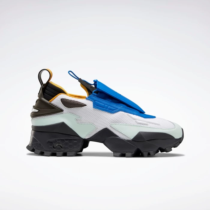 Classics Reebok Experiment 4 Fury Trailove by Pyer Moss Panske White/Blue/Gold | HTLSOY832