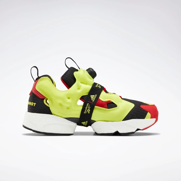 Classics Reebok InstaPump Fury Boost Damske Black/Green/Red | NPKZHC578