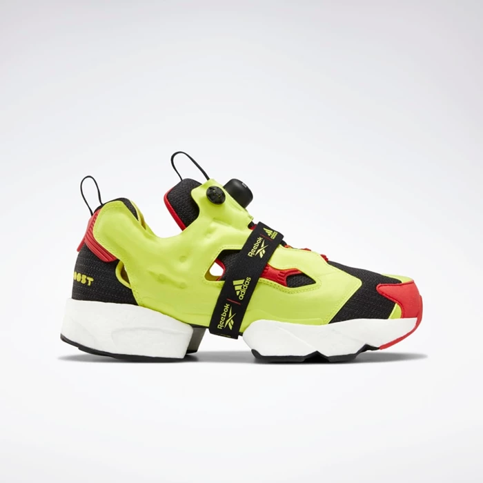 Classics Reebok InstaPump Fury Boost Damske Black/Green/Red | NPKZHC578