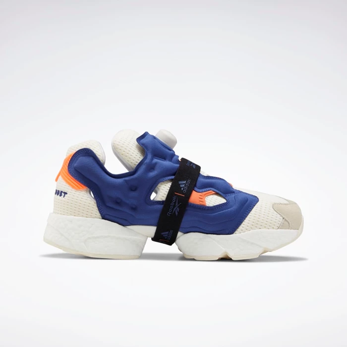 Classics Reebok InstaPump Fury Boost Panske White/Blue/Orange | RKXNMQ035