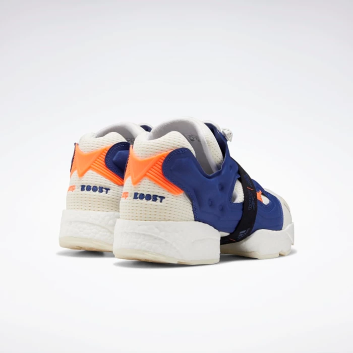 Classics Reebok InstaPump Fury Boost Panske White/Blue/Orange | RKXNMQ035