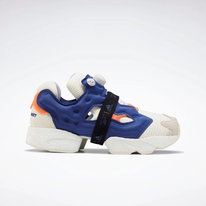 Classics Reebok InstaPump Fury Boost Panske White/Blue/Orange | RKXNMQ035