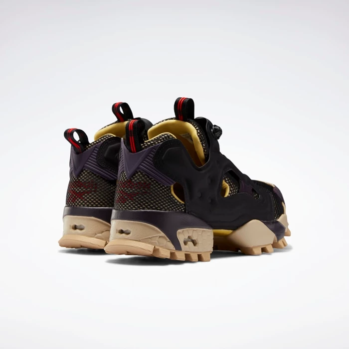 Classics Reebok InstaPump Fury Trailove Panske Black/Grey/Yellow | FQVNHY954