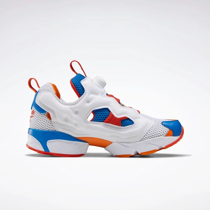 Classics Reebok Instapump Fury OG Damske White/Blue/Orange | DWZVTL039