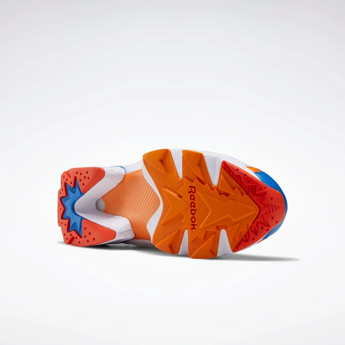 Classics Reebok Instapump Fury OG Damske White/Blue/Orange | DWZVTL039