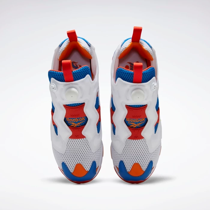 Classics Reebok Instapump Fury OG Damske White/Blue/Orange | DWZVTL039