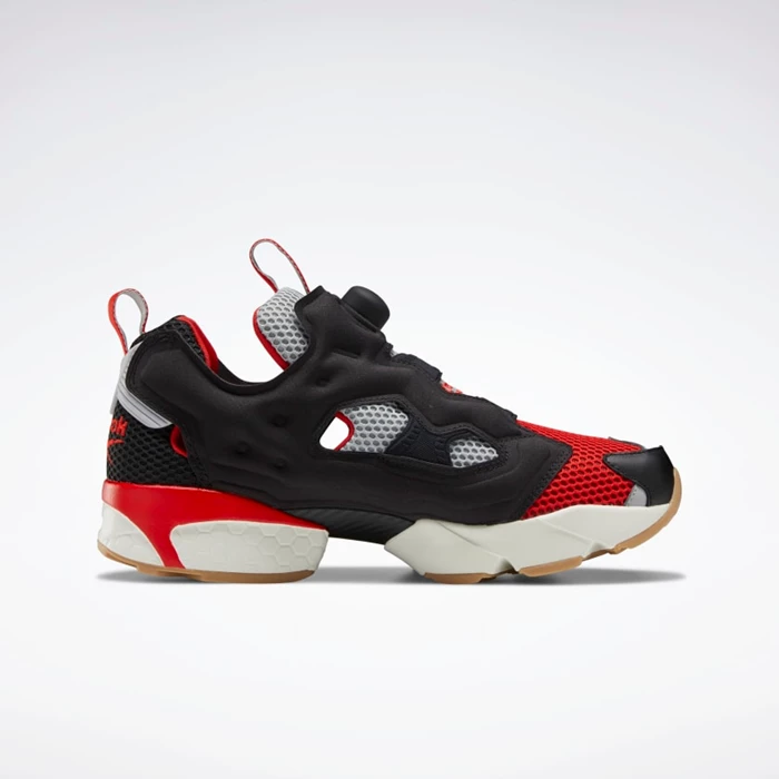 Classics Reebok Instapump Fury OG Damske Black/Red/Grey | VZTKBC891