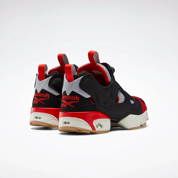 Classics Reebok Instapump Fury OG Damske Black/Red/Grey | VZTKBC891