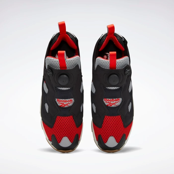 Classics Reebok Instapump Fury OG Damske Black/Red/Grey | VZTKBC891