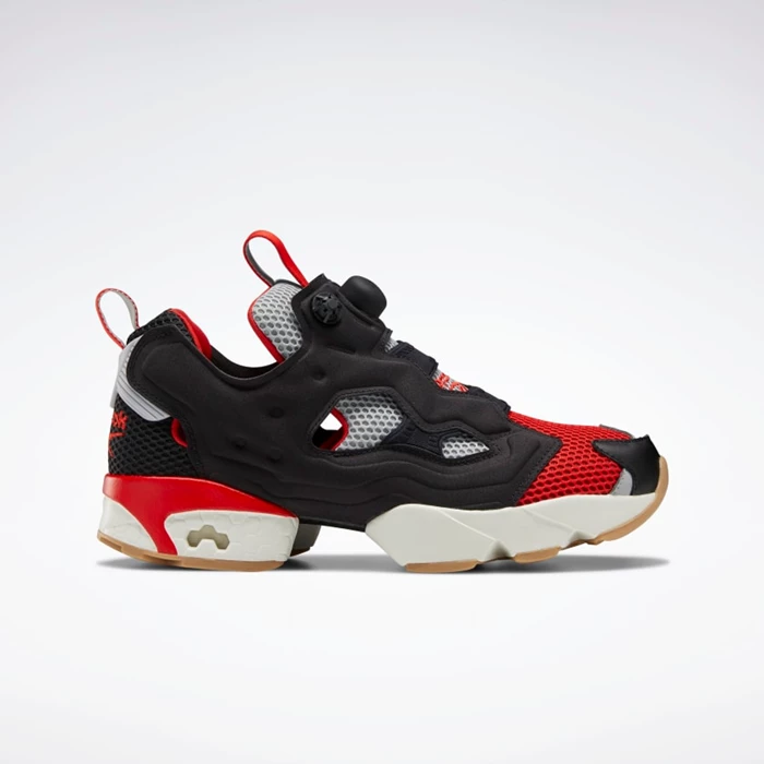 Classics Reebok Instapump Fury OG Damske Black/Red/Grey | VZTKBC891