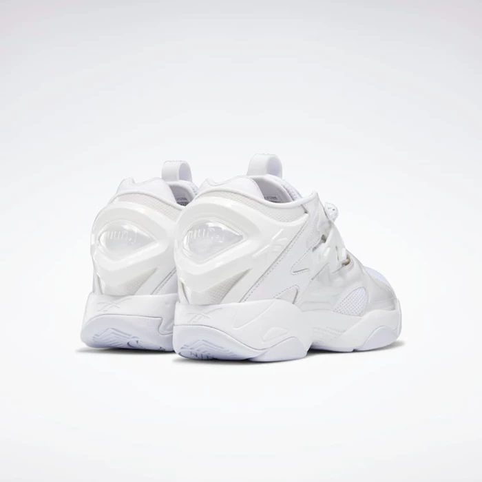 Classics Reebok Juun.J Pump Court Damske White/Grey/White | GWNRLD358