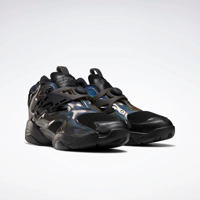 Classics Reebok Juun.J Pump Court Panske Black/Grey/Black | LBTVRO481