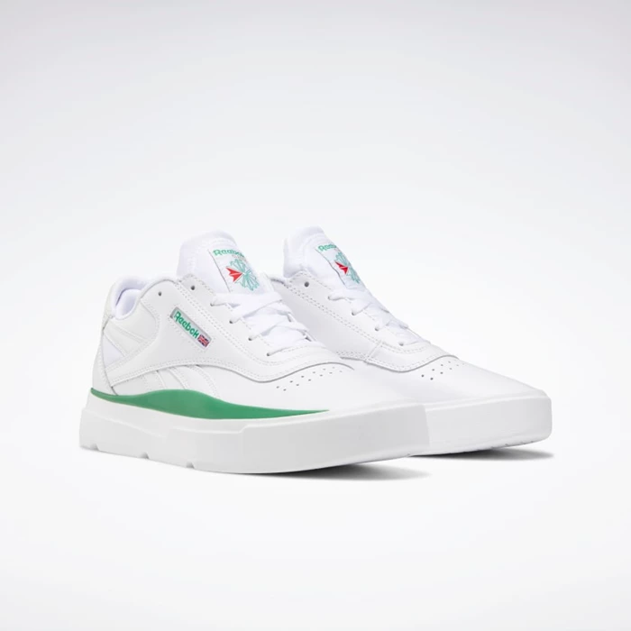 Classics Reebok Legacy Court Damske White/Green/White | HVEXAN897