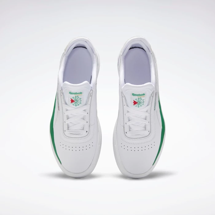 Classics Reebok Legacy Court Damske White/Green/White | HVEXAN897