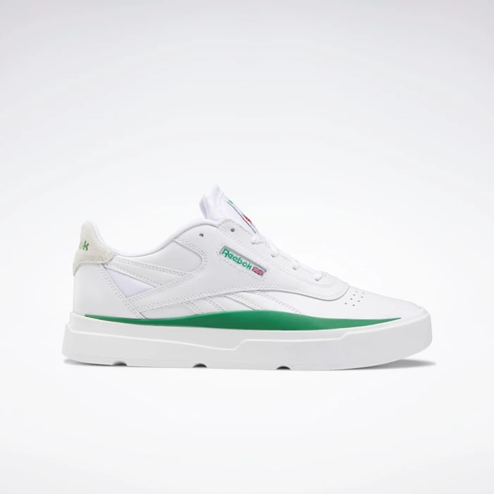 Classics Reebok Legacy Court Damske White/Green/White | HVEXAN897