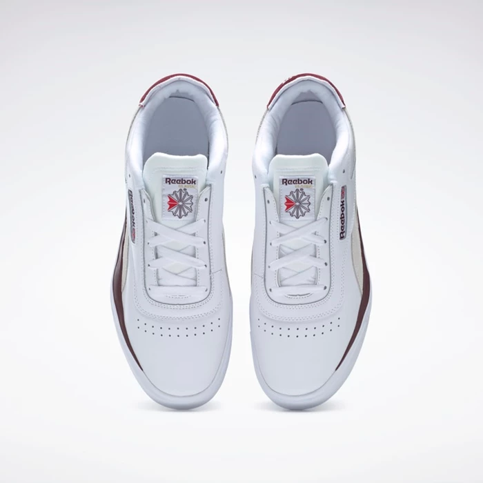 Classics Reebok Legacy Court Damske White/Burgundy/White | OAIYRP150