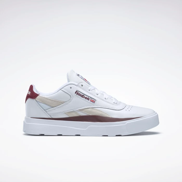 Classics Reebok Legacy Court Damske White/Burgundy/White | OAIYRP150