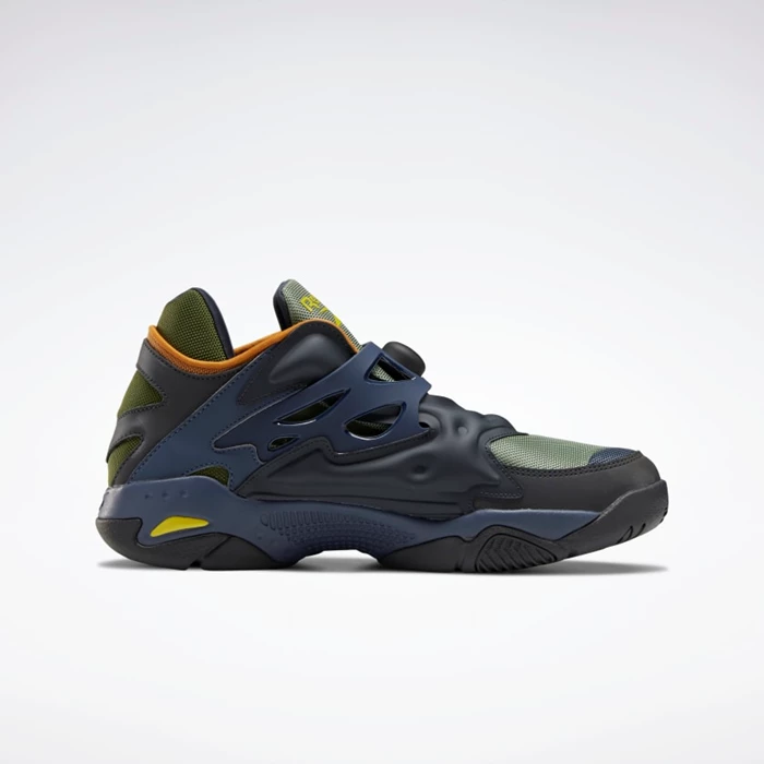 Classics Reebok Pump Court Damske Grey/Indigo/Green | STPWUC370