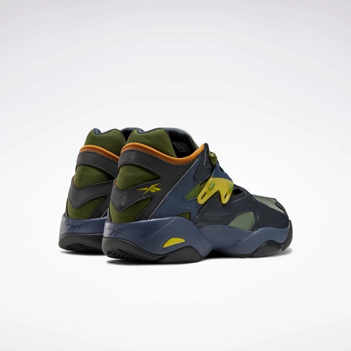 Classics Reebok Pump Court Damske Grey/Indigo/Green | STPWUC370