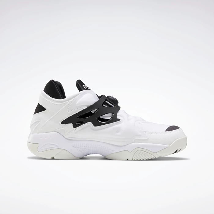 Classics Reebok Pump Court Damske White/Black/Grey | GIXHTR489