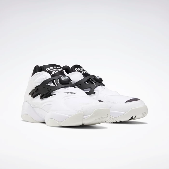 Classics Reebok Pump Court Damske White/Black/Grey | GIXHTR489