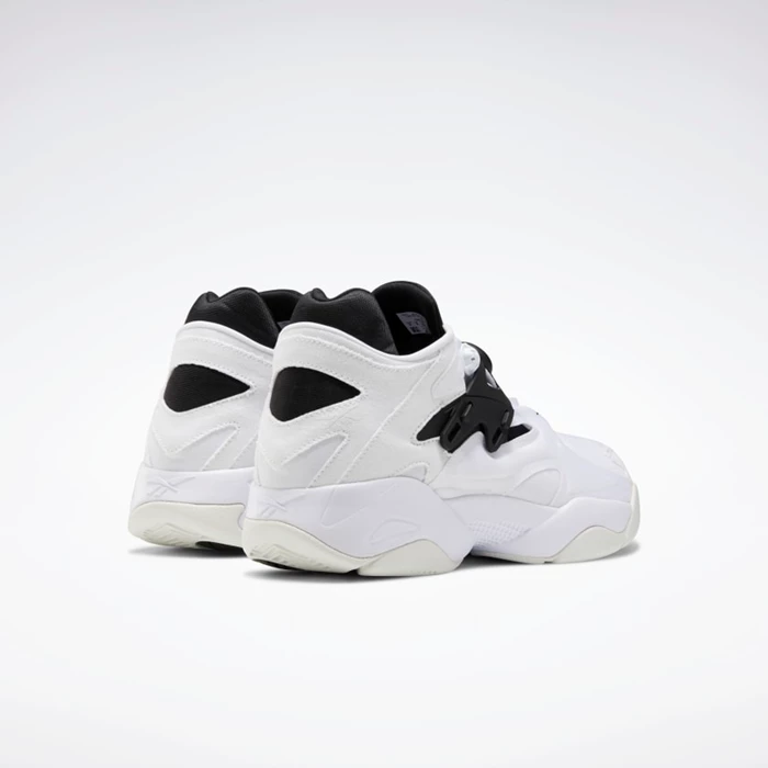 Classics Reebok Pump Court Damske White/Black/Grey | GIXHTR489