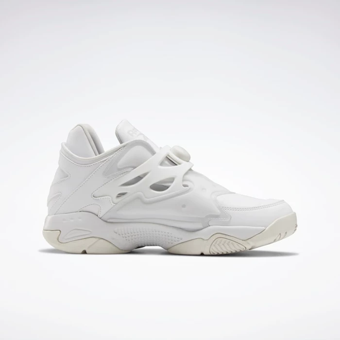 Classics Reebok Pump Court Damske White/White | YEGVCI380