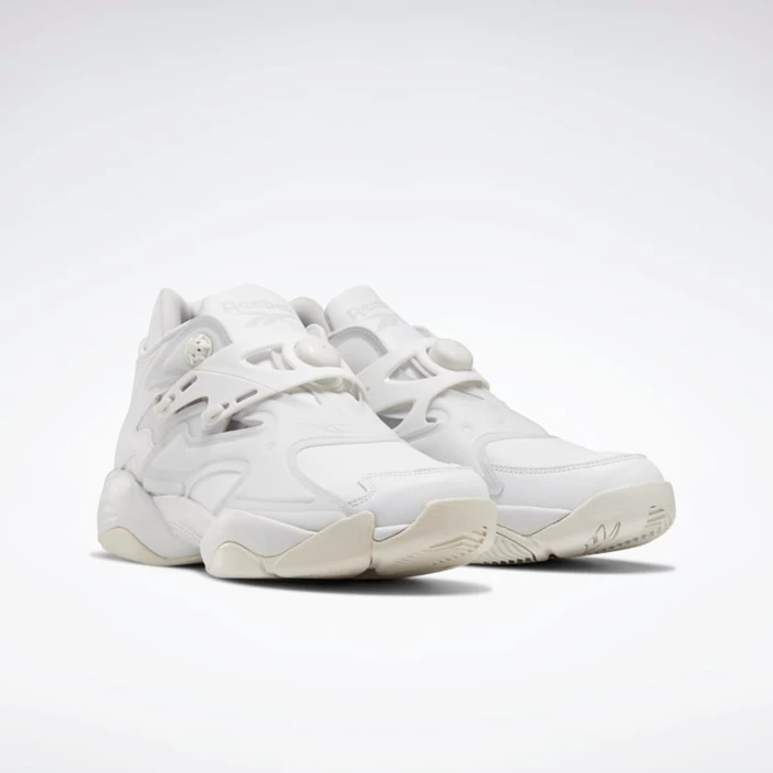 Classics Reebok Pump Court Damske White/White | YEGVCI380