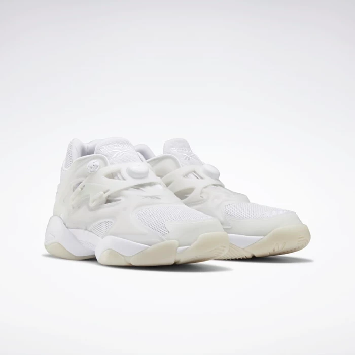 Classics Reebok Pump Court Panske White/Grey | HIBDTJ879