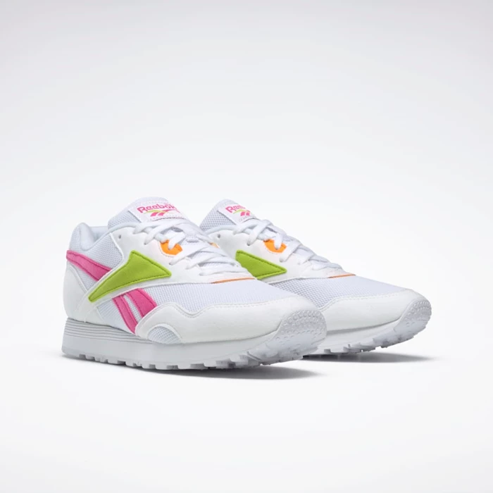 Classics Reebok RAPIDE MU Panske White/Pink/Green | XPLASE691