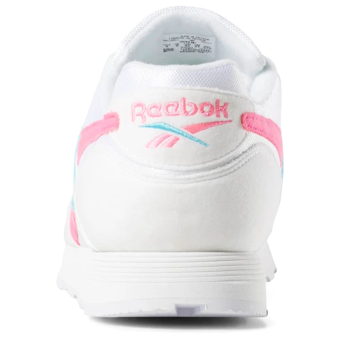 Classics Reebok Rapide Panske White/Pink/Blue | GAKMTD974