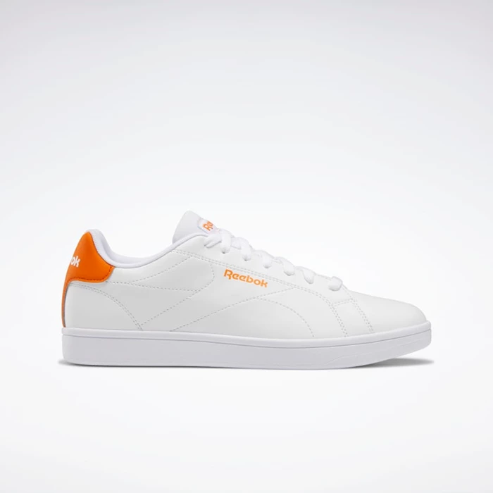 Classics Reebok Royal Complete CLN 2 Damske White/White/Orange | AXNTQM276