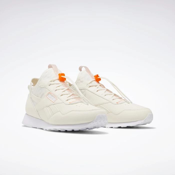 Classics Reebok Royal Glide AC Damske White/Orange | GDUJBM382