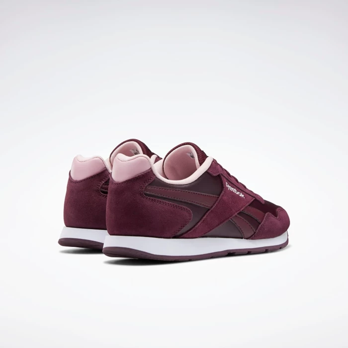 Classics Reebok Royal Glide Damske Burgundy/Pink/White | RZKJSP789