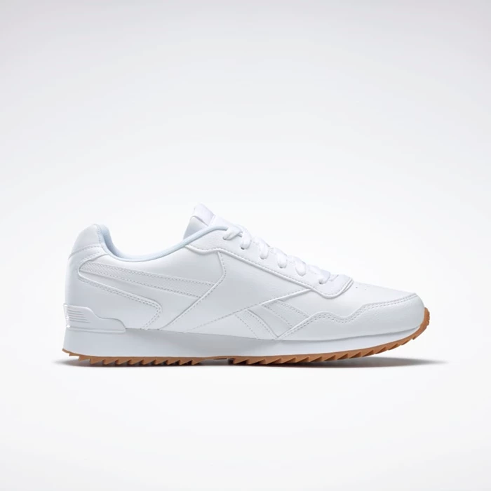 Classics Reebok Royal Glide Panske Biele | FGPXUZ267