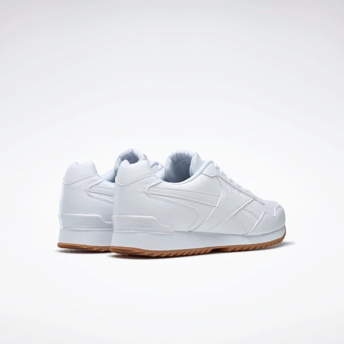 Classics Reebok Royal Glide Panske Biele | FGPXUZ267