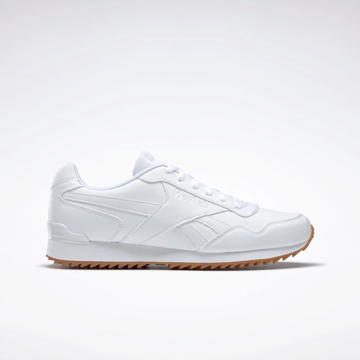 Classics Reebok Royal Glide Panske Biele | FGPXUZ267