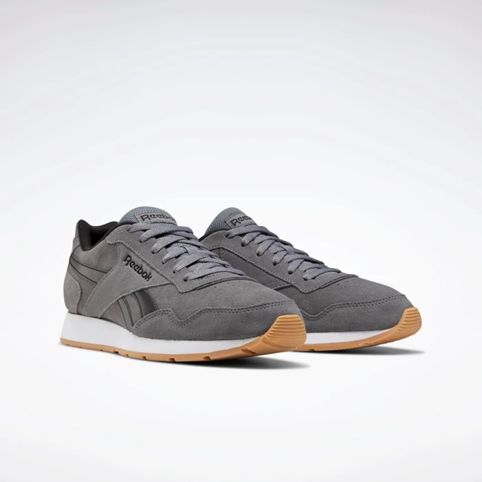 Classics Reebok Royal Glide Panske Grey/Black | SOFPUI846