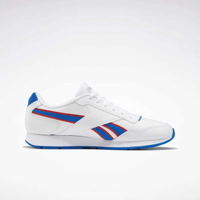 Classics Reebok Royal Glide Panske White/Blue/Red | ERHSJF713