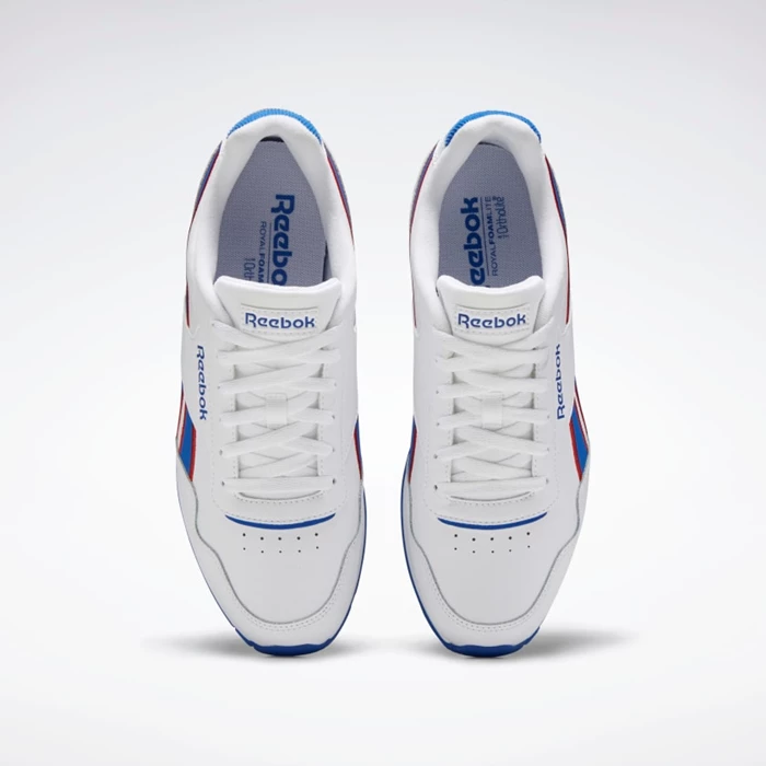 Classics Reebok Royal Glide Panske White/Blue/Red | ERHSJF713